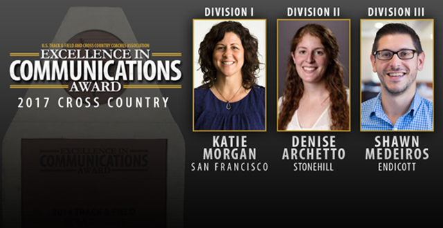 Archetto, Medeiros, Morgan Win Excellence In Communications Award From USTFCCCA